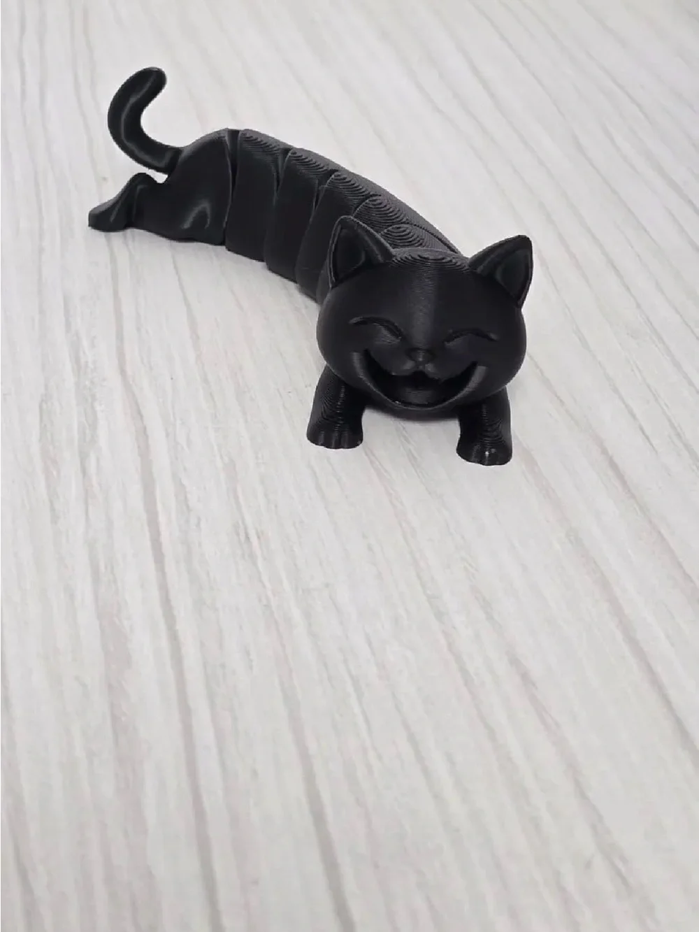 Black Decorative Cat Figurine Set - Sleek Modern Pet Decor